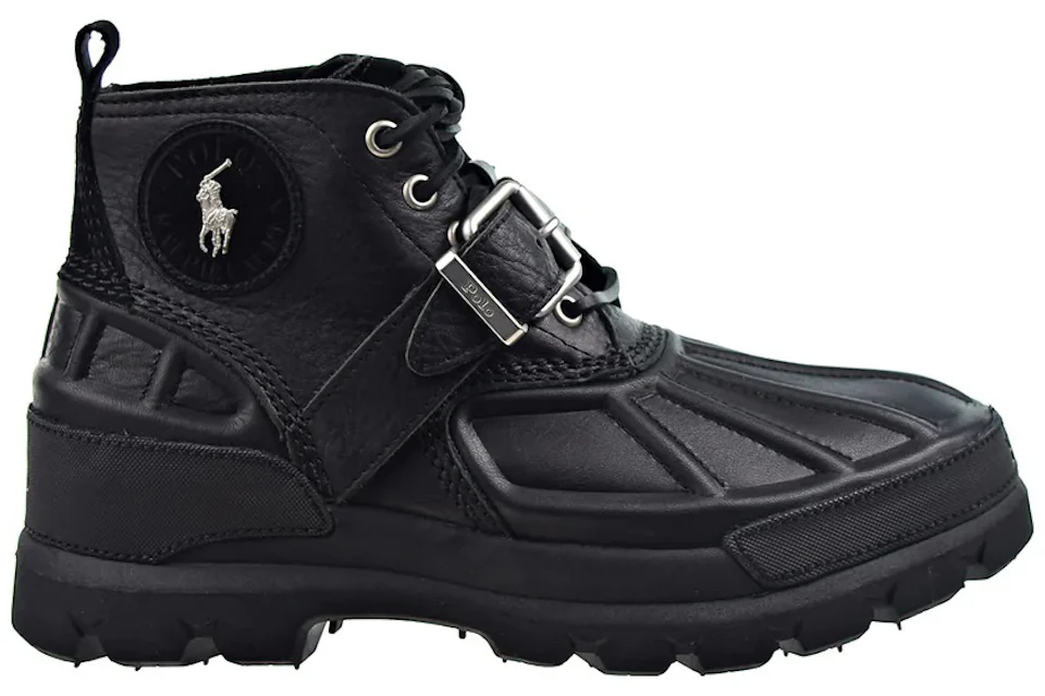 Polo Ralph Lauren Oslo Low Boot Black Silver Men's - 812814252-002 - US