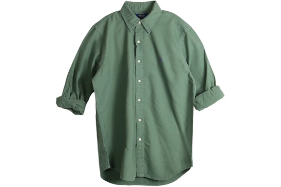 Polo Ralph Lauren Oxford L/S Tee-shirt Fatigue
