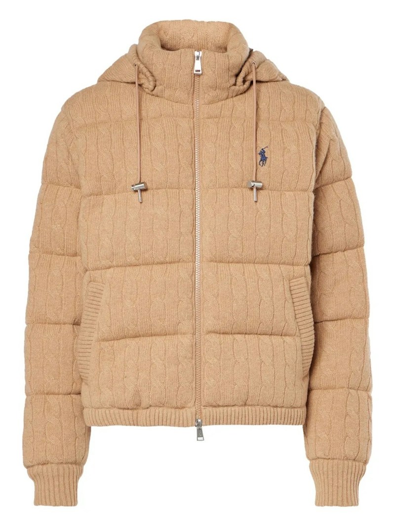 Cappotto maglione Polo Ralph Lauren Rws Melange Navy