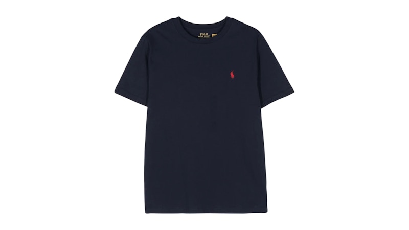 Polo Ralph Lauren Short Sleeve Cotton Jersey Crewneck T-shirt Cruise Navy