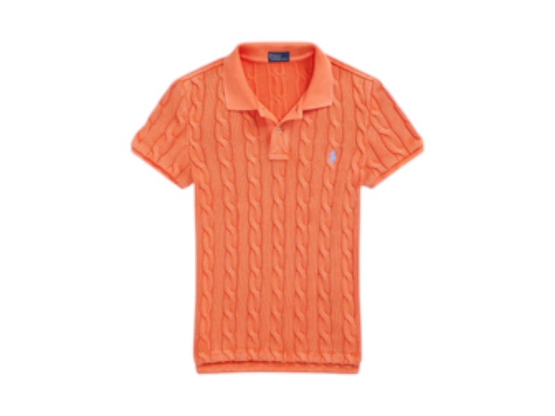 Polo Ralph Lauren Short Sleeve Polo Shirt Kona Orange - SS25