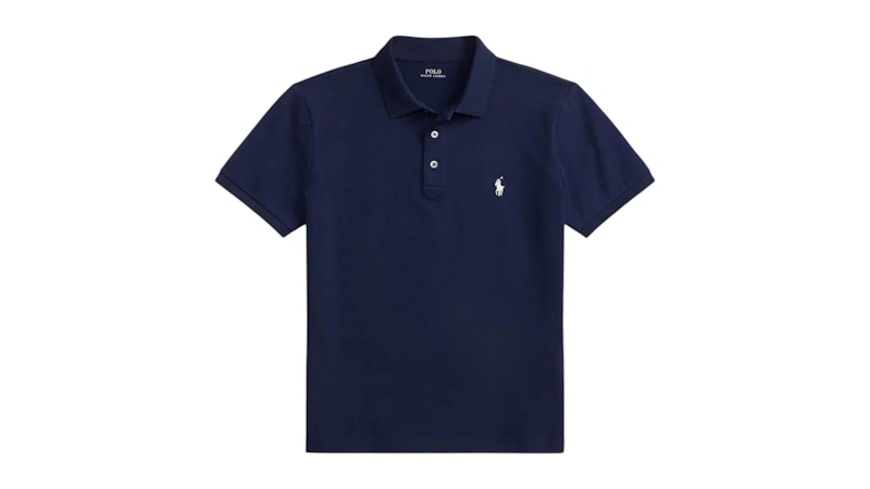 Polo Ralph Lauren Short-Sleeve Stretch Mesh Polo Smoke