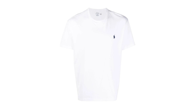 Tシャツ・カットソー Ralph Lauren FW24 SHIRT (712 870507 001 WHITE) Polo Ralph Lauren Shortleeve Crewneck Classic Fit T-shirt