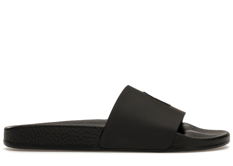 Polo Ralph Lauren Signature Pony Slide Black Red Men's
