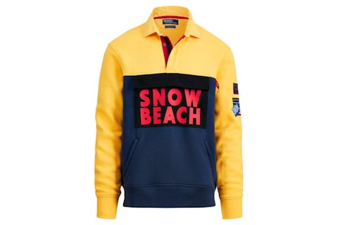 Polo Ralph Lauren Snow Beach Rugby Chrome Yellow Men's - FW17 - US Polo Ralph Lauren Snow Beach Rugby Chrome Yellow Men's - FW17 - US