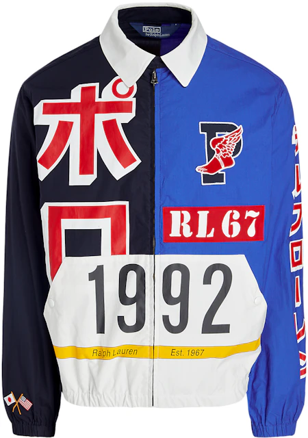 Leerling lening Prooi Polo Ralph Lauren Tokyo Stadium Jacket Navy Blue - FW21 - US