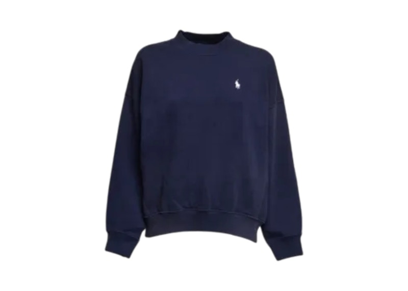 トップス 90s Ralph Lauren Sweatshirt Navy vintage Medium, Vintage Polo Ralph Lauren Sweatshirt Navy Blue Crewneck