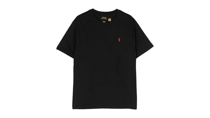 Pre-owned Polo Ralph Lauren Women's Boys Short Sleeve Cotton Jersey Crewneck Sweat-shirt T-shirt In Black