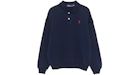 Polo Ralph Lauren Women's Collar Fleece Pullover Navy