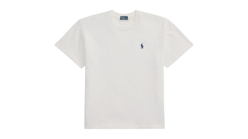 Pre-owned Polo Ralph Lauren Women's Jersey Short Sleeve T-shirt In White