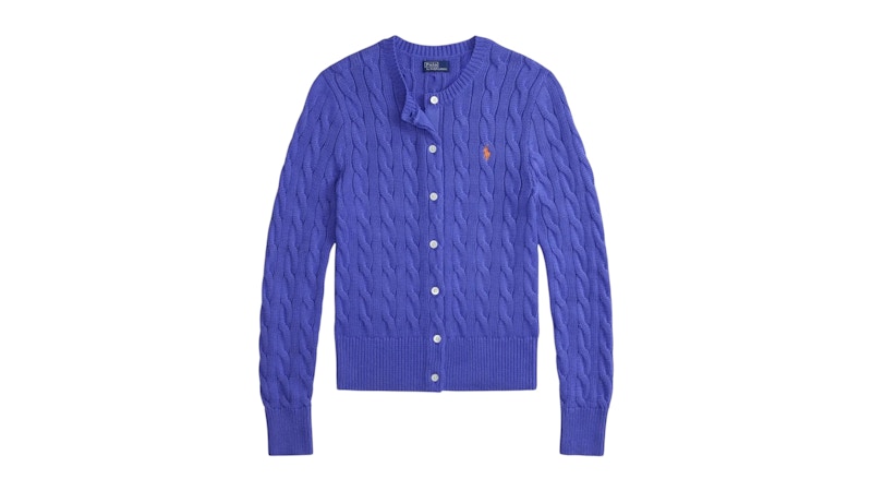 Polo Ralph Lauren Women's L/S Cardigan Maidstone Blue - FW25 - US
