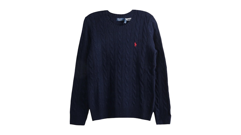 Jersey Polo Ralph Lauren para mujer, talla L/S, Hunter Navy SS25