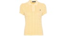 Polo Ralph Lauren a manica corta da donna giallo autunno
