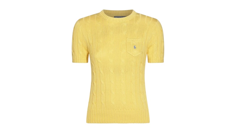 Polo Ralph Lauren Women's Short Sleeve Pullover Yellow