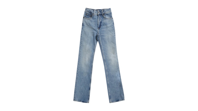 Pre-owned Polo Ralph Lauren Women's Standard Full Length Flare Jean In Bruini Wash In Brown