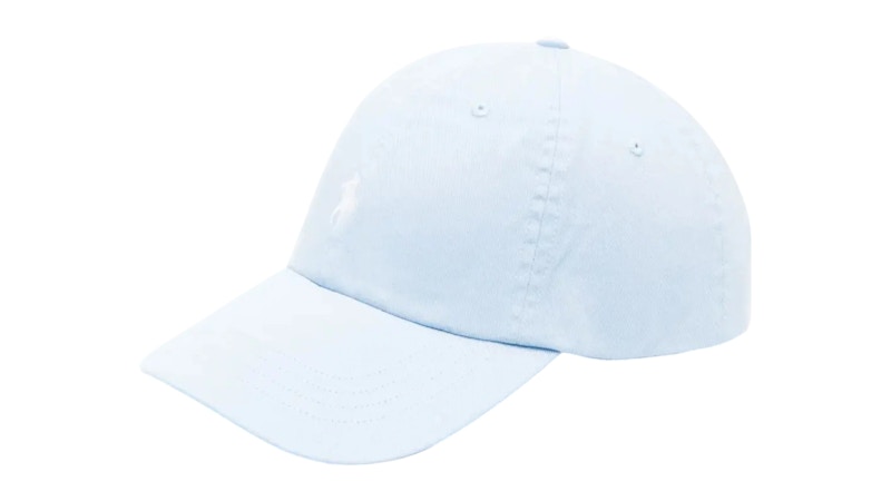 Pre-owned Polo Ralph Lauren Women's Twill Ball Cap In Office Blue