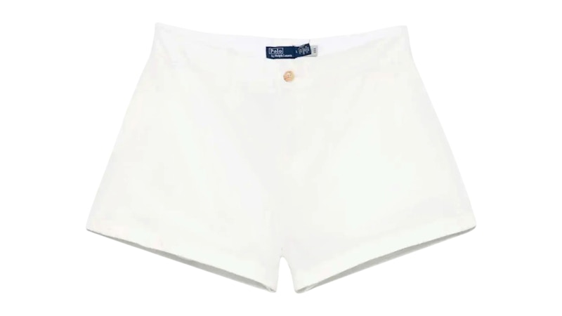 Pre-owned Polo Ralph Lauren Women's Woven Standard Shorts In Deckwash White
