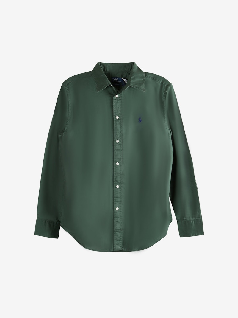 Polo Ralph Lauren Woven Shirt Dark Green - FW25 - JP