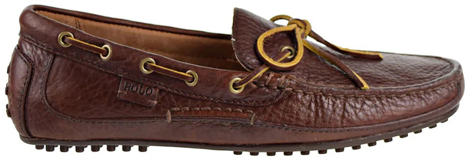 Polo Ralph Lauren Wyndings Slip-On-Driving Loafers Deep Saddle Tan -  803665424-003 - US
