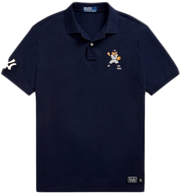 Polo Ralph Lauren Yankees Bear Polo Shirt (Mens) Aviator Navy