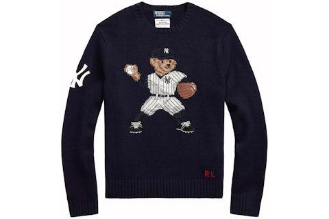 Polo Ralph Lauren Yankees Bear Sweater Bear Azul marino Combo