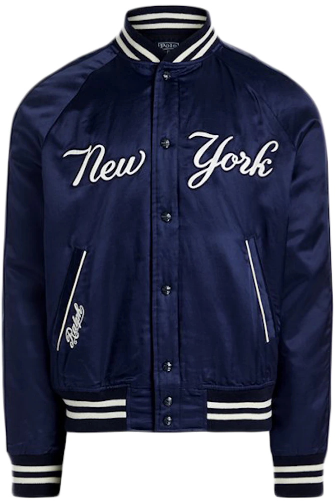Polo Ralph Lauren Yankees Jacket (Mens) Aviator Navy/White Men's - SS21 - US