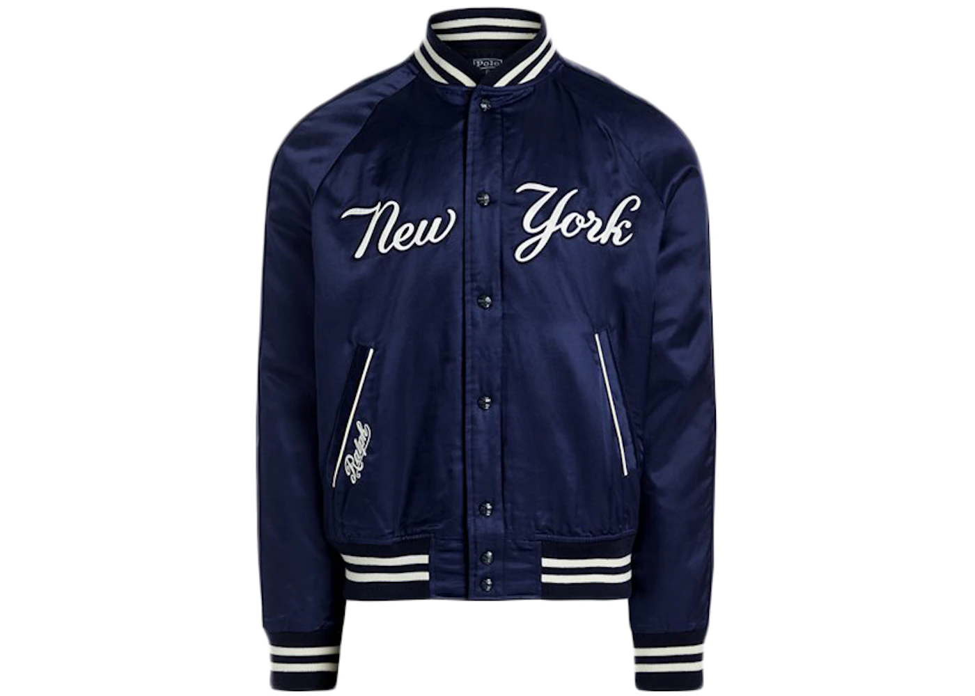 Polo ralph lauren ny yankees satin baseball jacket Clearance