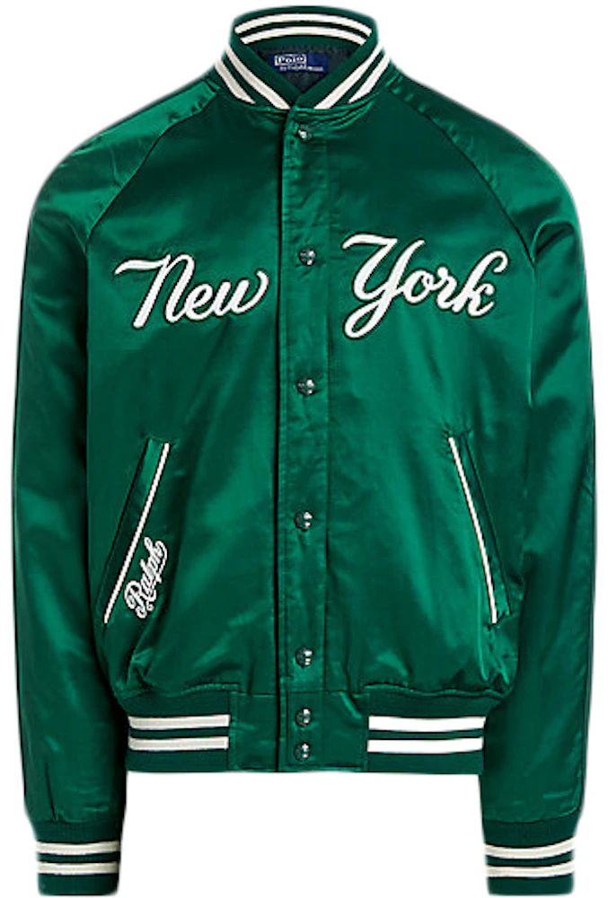 Polo Ralph Lauren Yankees Jacket (Mens) New Forest/White Men's - SS21 - GB