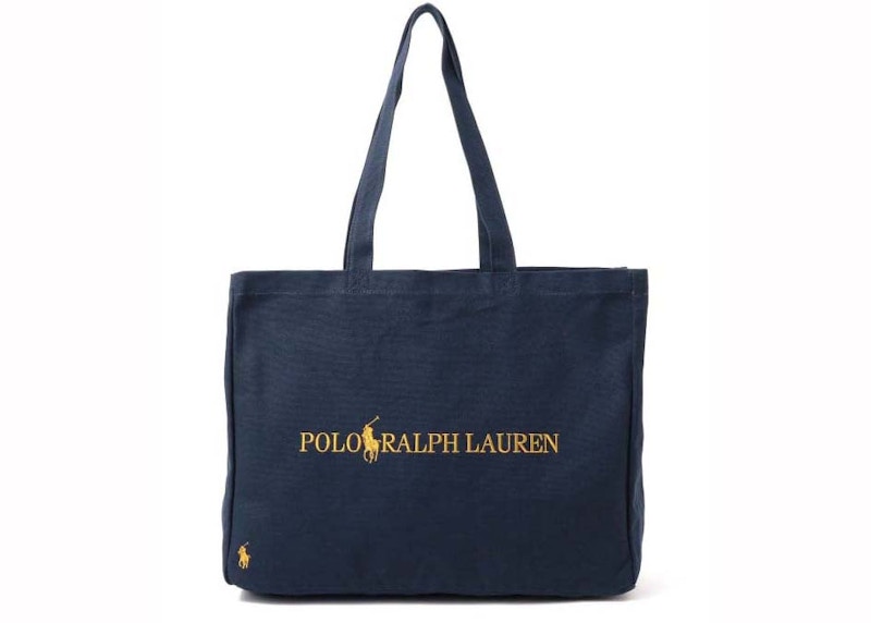 Polo Ralph Lauren for Beams Gold Logo Tote Navy Men's - SS24 - US