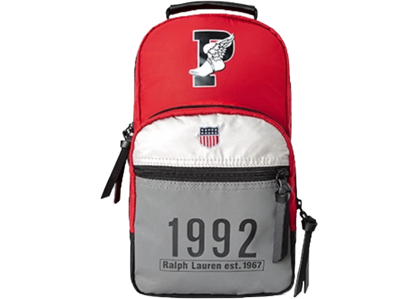 Polo Ralph Lauren Winter Stadium Crossbody Bag Red/Black Men's