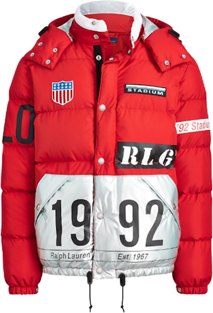 Polo Winter Stadium Down Jacket Injection Red/Silver - FW18 - US
