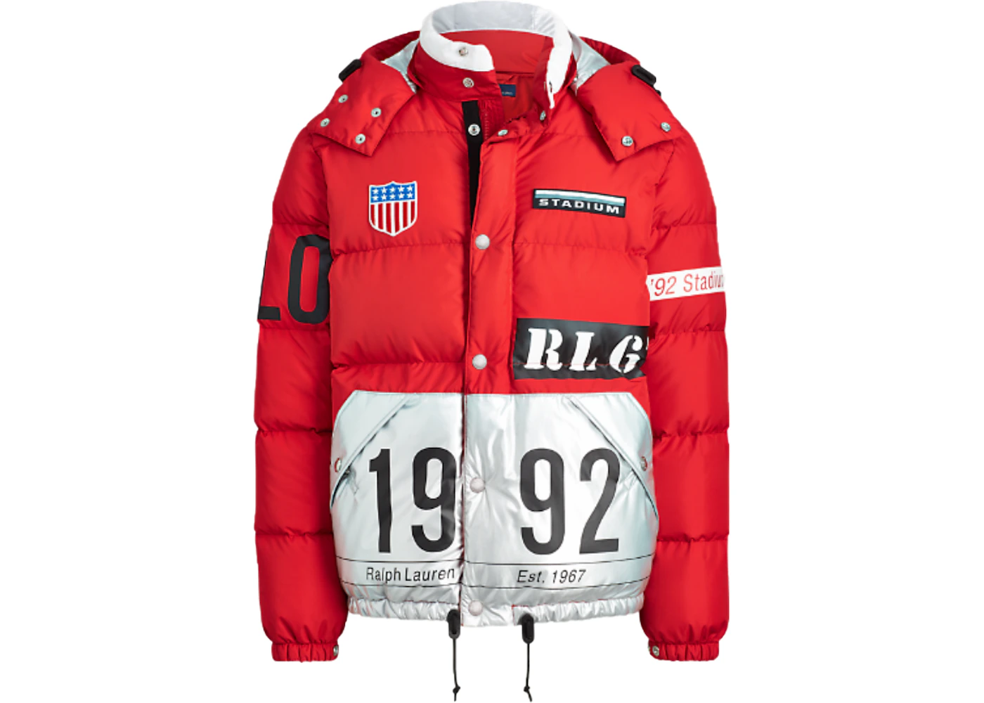 Mens ralph lauren down top jacket