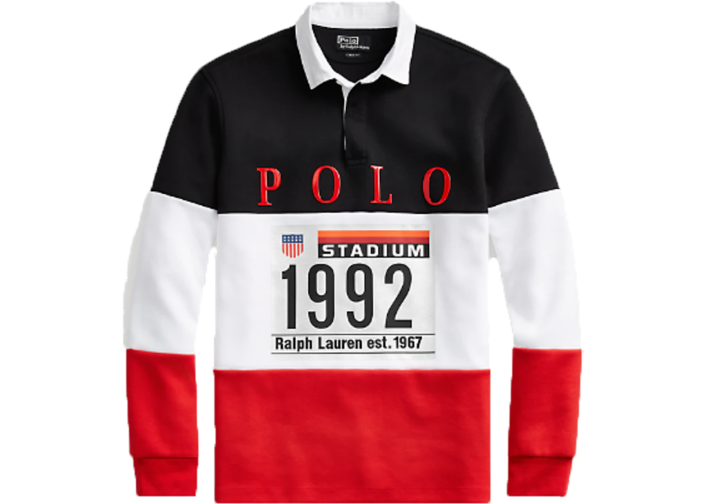 Ralph lauren 2024 white rugby shirt