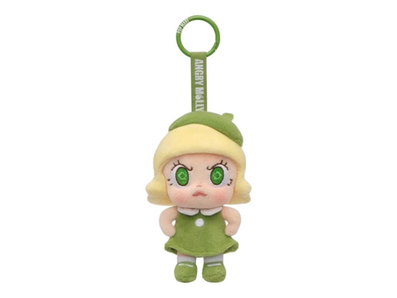 Pop Mart Angry Molly Angry Energy Series Green Fire Plush Pendant - US