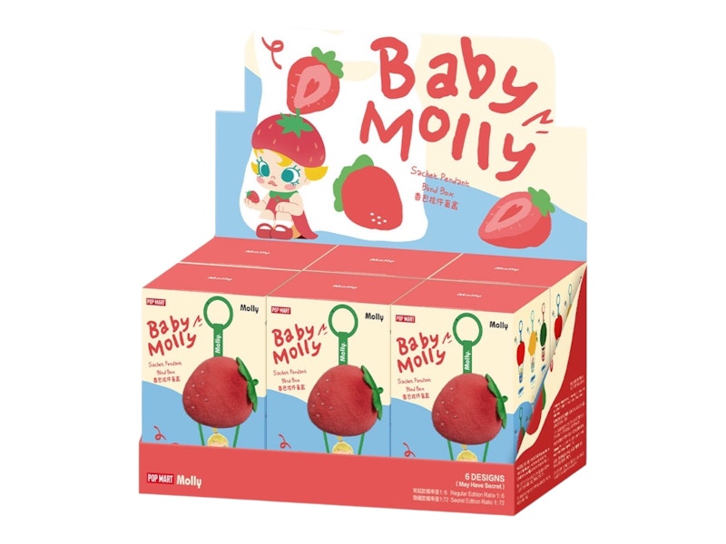 Pop Mart Baby Molly Fruity Aroma Series Sachet Pendant Sealed Case