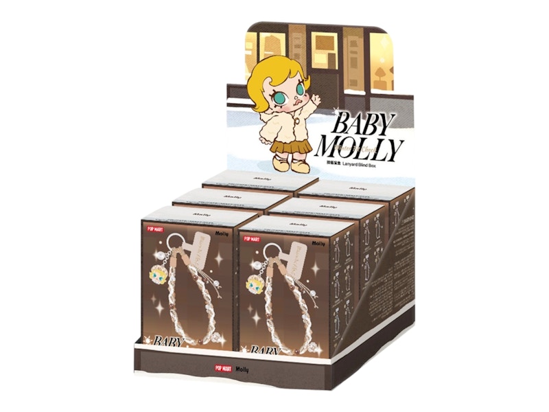 Pop Mart Baby Molly Winter Fit Check Series Lanyard Sealed Case (6 Blind Box)