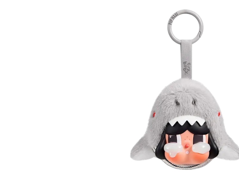Pop Mart CRYBABY Cry Me An Ocean Series The Shark Vinyl Plush Pendant