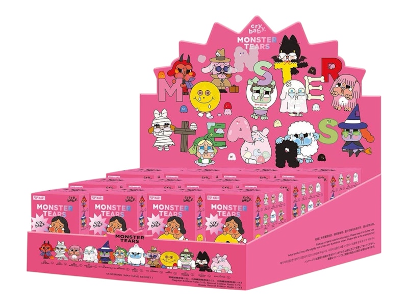 Pop Mart CRYBABY Monster's Tears Series Sealed Case (12