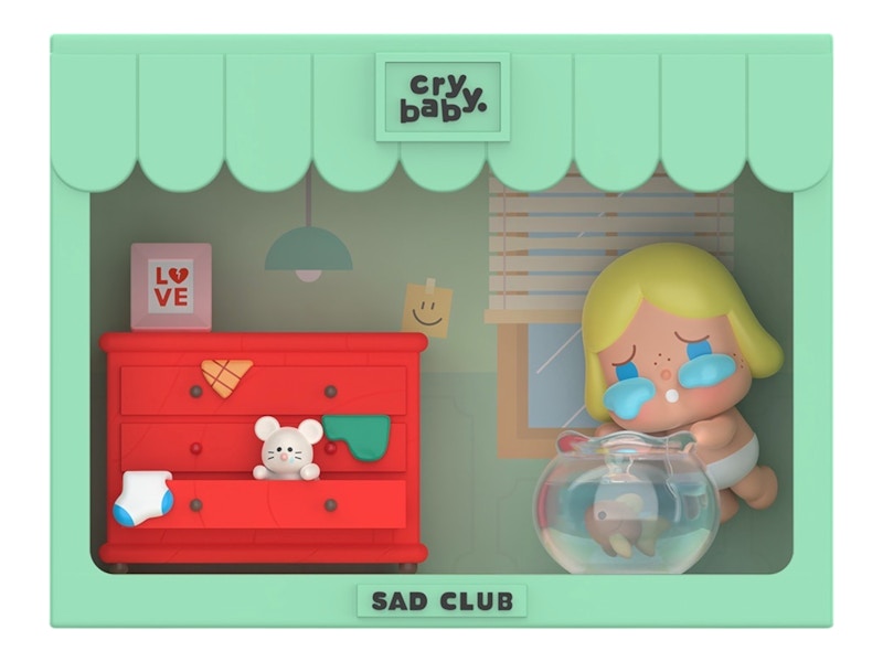 Pop Mart CRYBABY Sad Club Series Scene Sets Teardrop Bowl