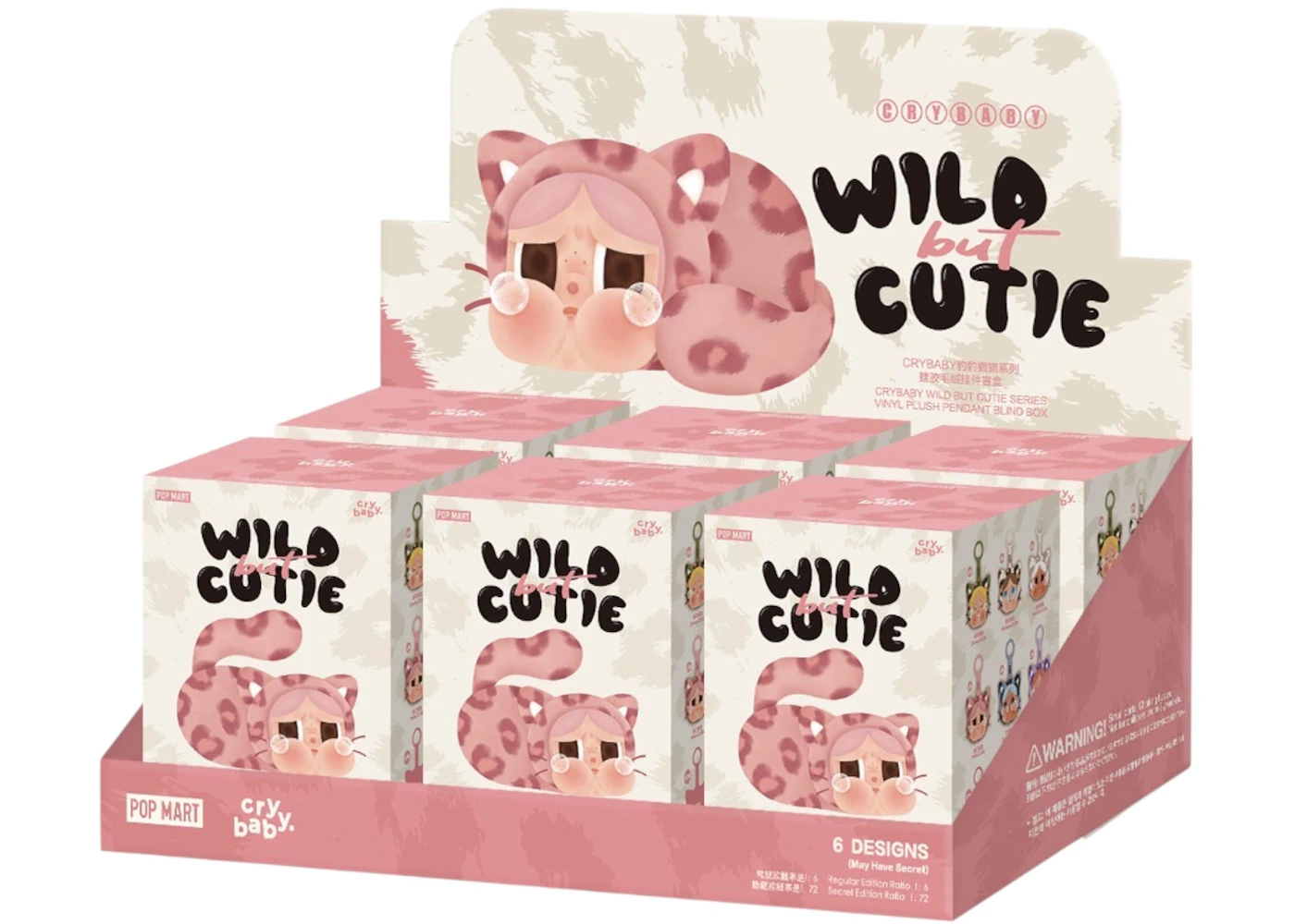 Pop Mart CRYBABY Wild but Cutie Series Vinyl Plush Pendant Sealed Case ...