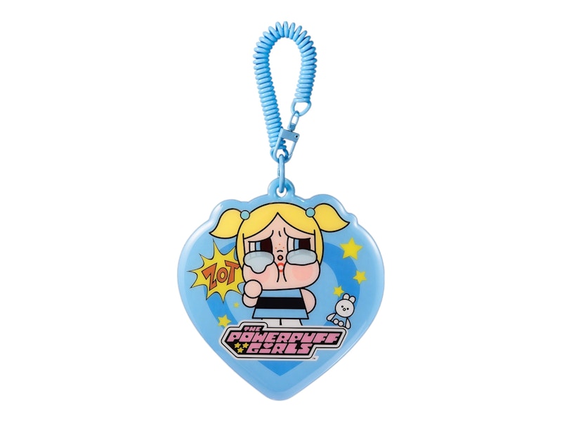 キーホルダー・キーリング CRYBABY X POWERPUFF GIRLS SERIES KEYRING BUBBLES Authentic Pop Mart CRYBABY X Powerpuff Girls Figure