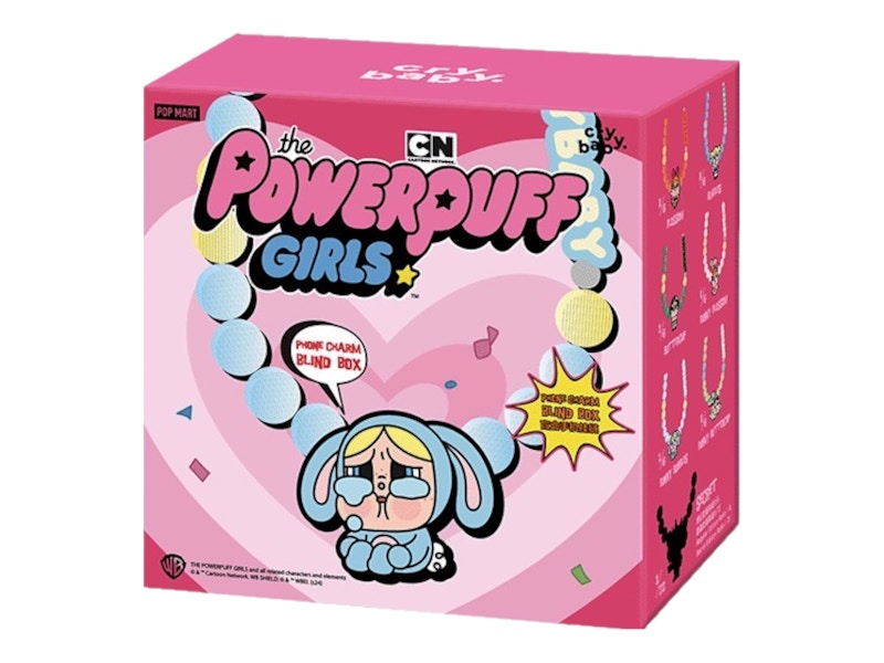 Pop Mart CRYBABY x Powerpuff Girls Series Phone Charm Single