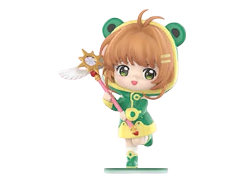 ポップマート　櫻涼様 Pop Mart Cardcaptor Sakura Clear Card Series Sakura Frog Raincoat