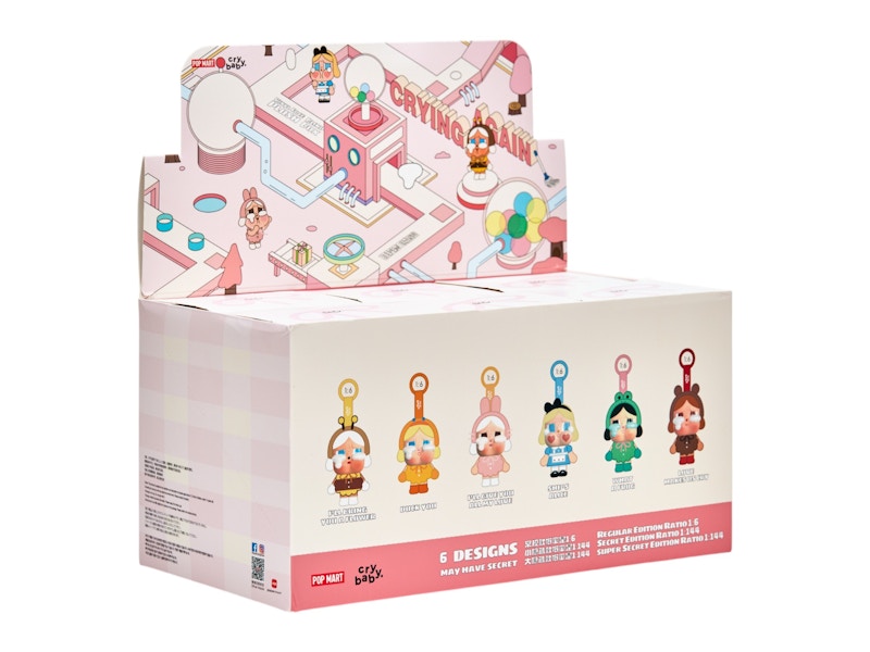 Pop Mart CryBaby Crying Again Series Vinyl Face Plush Sealed Case (6 Blind Box)