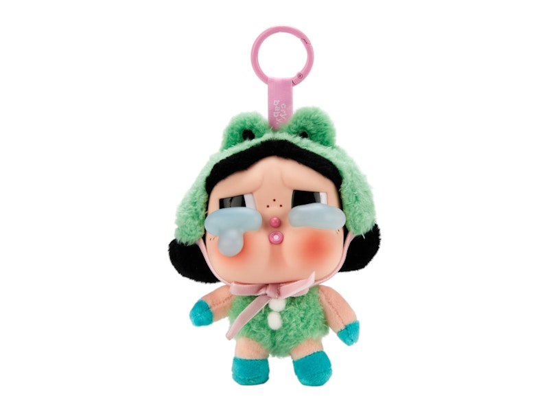 ★人気 Pop Mart Crybaby Crying Again What A Frog Opened Case Pop Mart CryBaby Crying Again Series What A Frog Vinyl Face