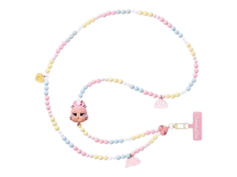 Pre-owned Pop Mart Crybaby Crying For Love Series You're Purrfect Phone Charm