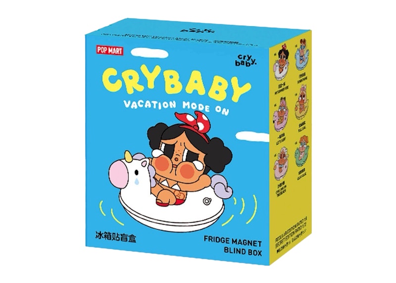 Pop Mart Crybaby Vacation Mode On Series Fridge Magnet Single
