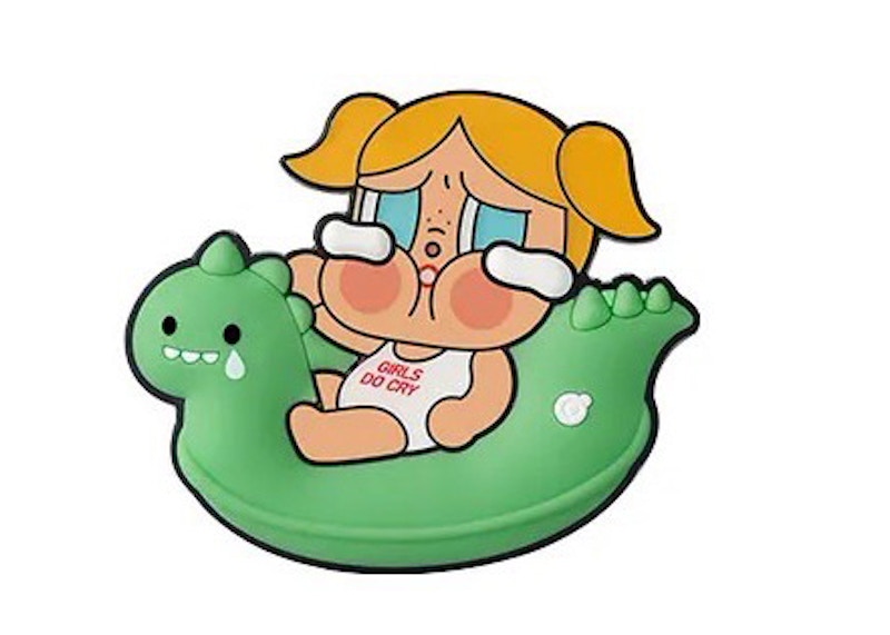 クライベイビーcrybabyvacationmode on GLUG GLUG Pop Mart Crybaby Vacation Mode On Series Glug-Glug Fridge Magnet - US