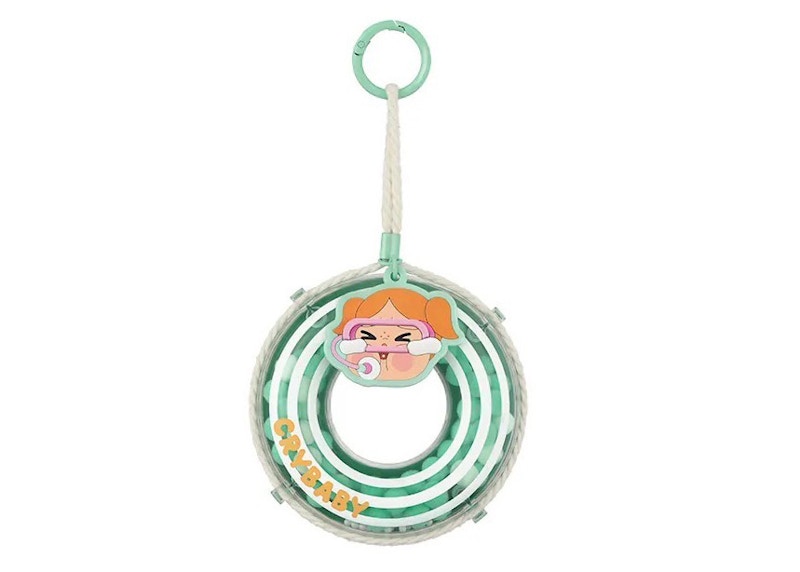 クライベイビーcrybabyvacationmode on GLUG GLUG Pop Mart Crybaby Vacation Mode On Series Glug-Glug Pendant - US