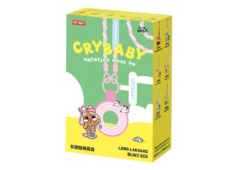Pop Mart Crybaby Vacation Mode On Series Long Lanyard Single Blind